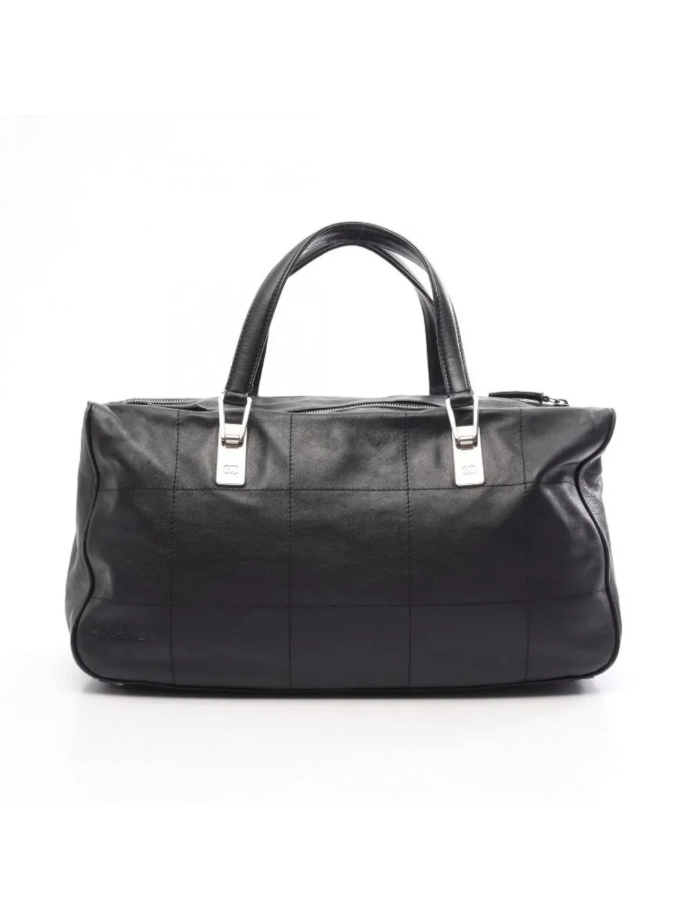 Chanel Choco Bar Black Lambskin Bar Boston